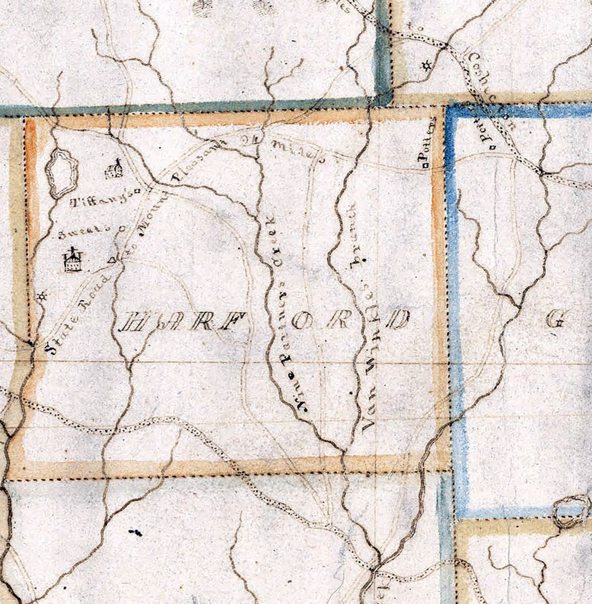 1816 Map of Susquehanna County Pennsylvania