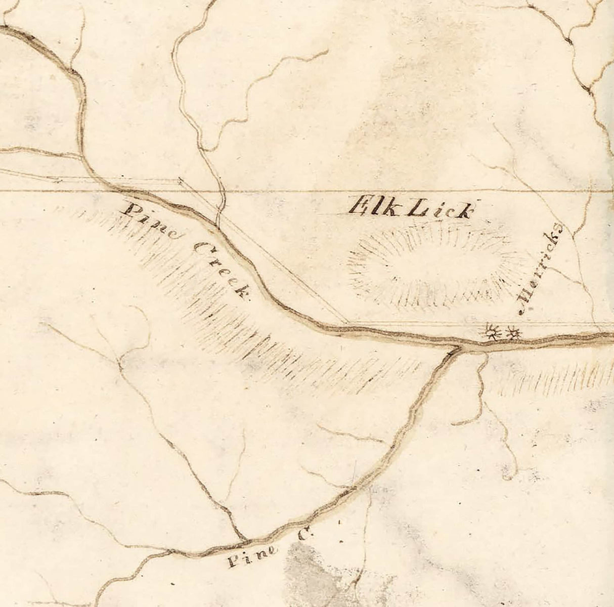 1817 Map of Potter County Pennsylvania