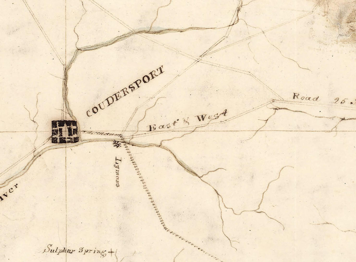 1817 Map of Potter County Pennsylvania