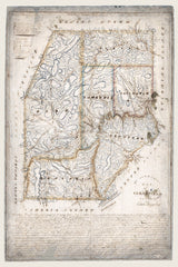 1818 Map of Clearfield County Pennsylvania