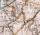 1816 Map of Bradford County Pennsylvania