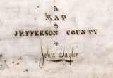 1817 Map of Jefferson County Pennsylvania