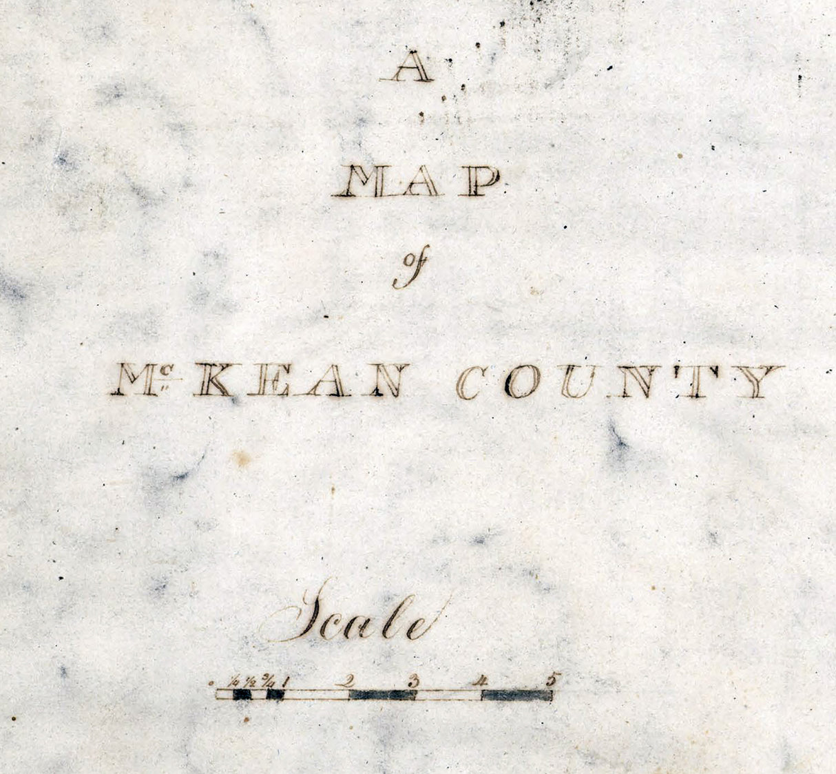 1817 Map of McKean County Pennsylvania