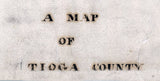 1817 Map of Tioga County Pennsylvania