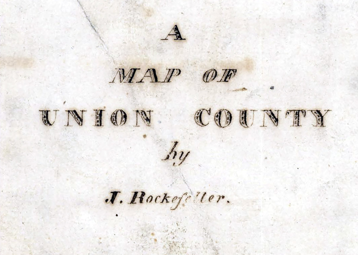 1817 Map of Union County Pennsylvania