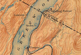 1910 Map of Greenwood Lake New Jersey