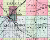 1894 Map of McLean County Illinois