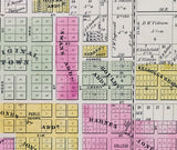 1871 Map of Canton Fulton County Illinois