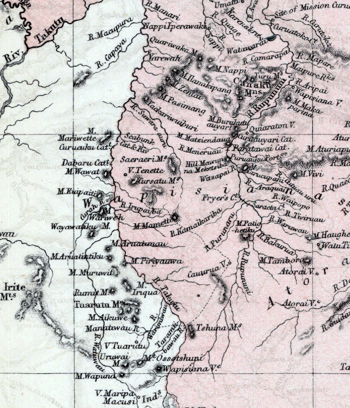 1875 Map of British Guiana