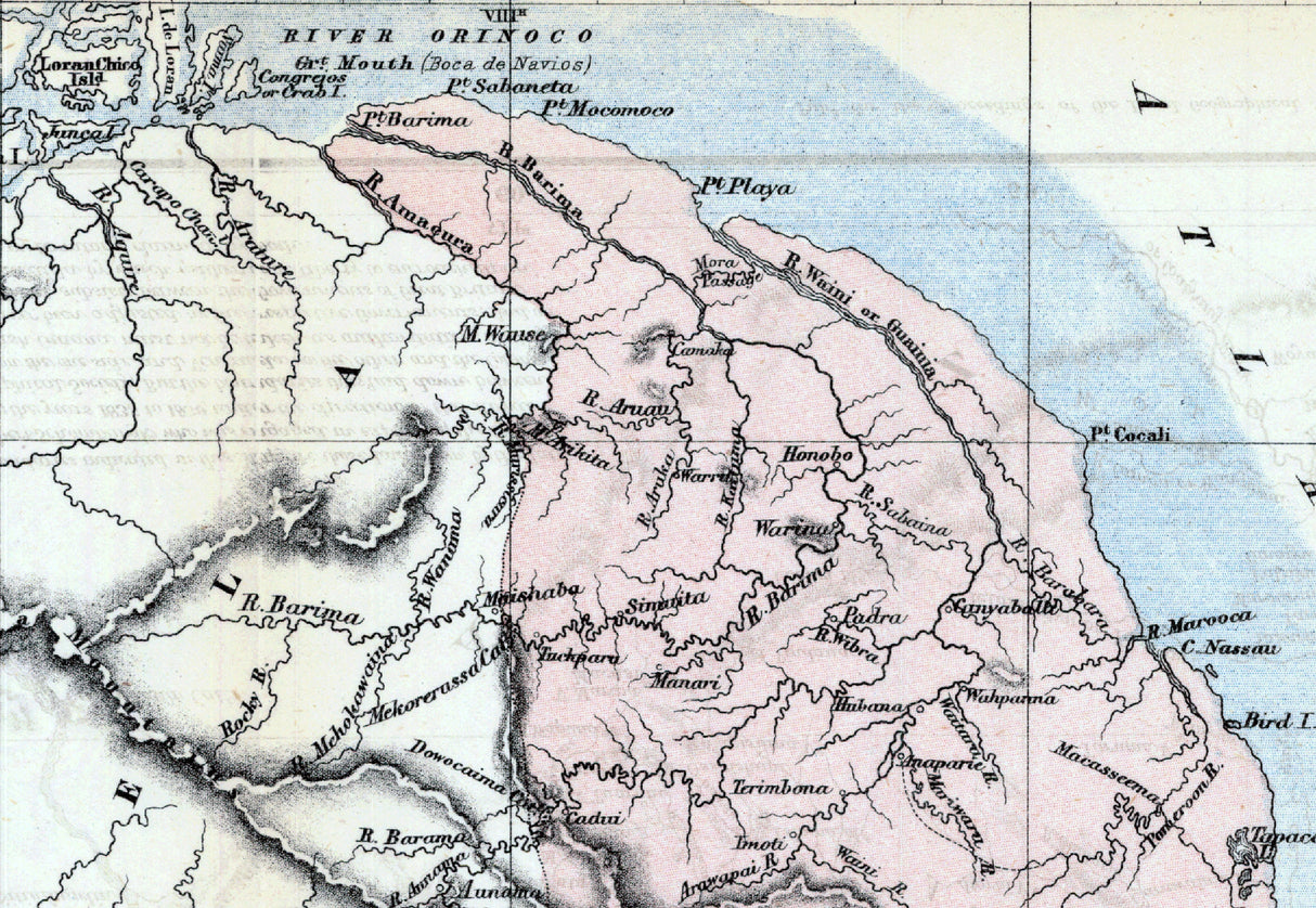 1875 Map of British Guiana