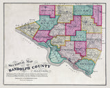 1875 Map of Randolph County Illinois