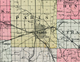 1894 Map of Edgar County Illinois