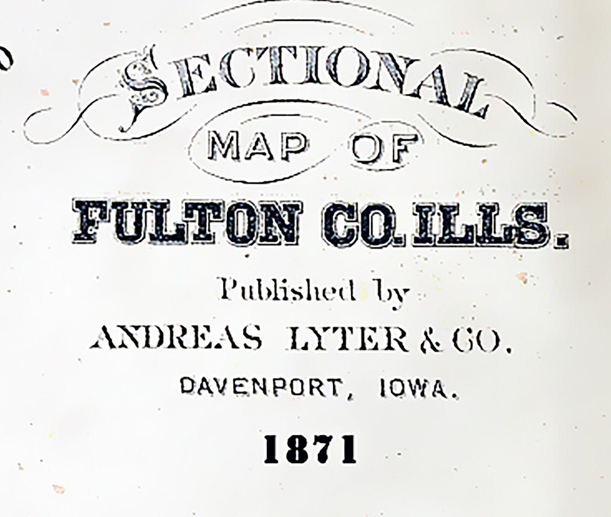 1901 Map of Richland County Illinois