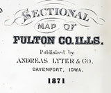 1901 Map of Richland County Illinois