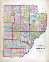 1901 Map of Richland County Illinois