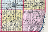 1901 Map of Richland County Illinois