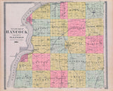 1904 Map of Hancock County Illinois