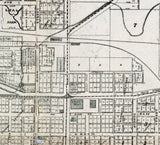 1916 Map of Urbana Illinois