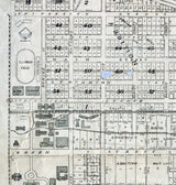 1916 Map of Urbana Illinois