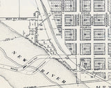 1920 Map of Calexico Imperial County California