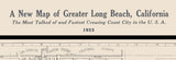 1923 Map of Long Beach California