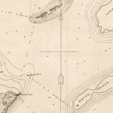 1843 Map of Portland Harbor Maine
