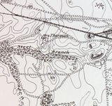 1862 Map of Manassas Junction Virginia