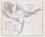 1865 Map of Charleston Harbor South Carolina