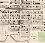 1873 Map of Ovid Clinton County Michigan