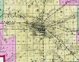 1872 Map of Morgan County Illinois