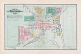 1893 Map of Northville Wayne County Michigan