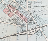 1893 Map of Plymouth Wayne County Michigan