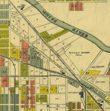 1891 Map of Anderson Indiana