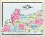 1899 Map of Cass County Illinois