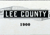 1900 Map of Lee County Illinois