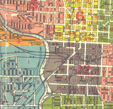 1904 Map of Indianapolis Indiana