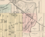 1896 Map of Rochester Oakland County Michigan