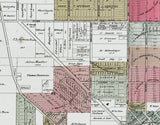 1896 Map of Saginaw Michigan