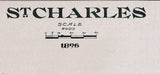 1896 Map of St Charles Saginaw County Michigan