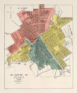 1899 Map of Flint Genesee County Michigan