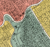 1899 Map of Flint Genesee County Michigan