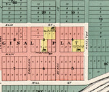 1899 Map of Flushing Genesee County Michigan