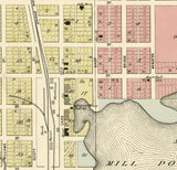 1900 Map of Morley Mecosta County Michigan