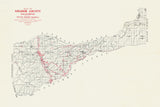 1903 Map of Amador County California