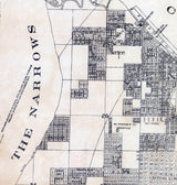 1905 Map of The City of Tacoma Washington and Environs