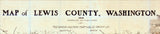 1910 Map of Lewis County Washington