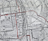 1910 Map of Tacoma Washington