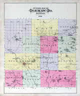 1903 Map of Ogemaw County Michigan