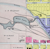 1903 Map of West Branch Ogemaw County Michigan