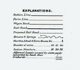 1904 Map of Bad Axe Huron County Michigan
